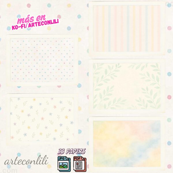 Printable Communion Scrapbook Paper Kit | Instant Download for Girls