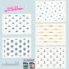 Nautical First Communion Printable Scrapbook Paper | Instant Download