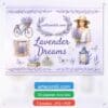 Lavender Dreams Vintage | Printable Scrapbook Paper & Instant Download
