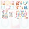 51 Printable Scrapbook Papers – Cute Monsters Collection | Instant Download