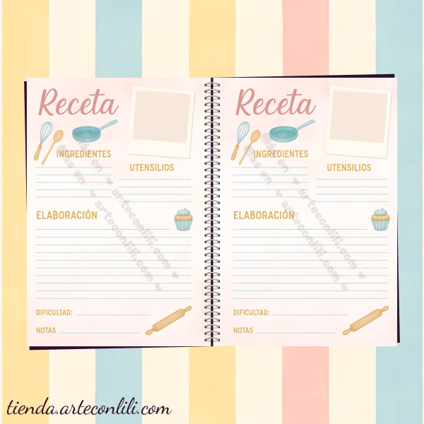 Printable Scrapbook Paper for Kitchen | Instant Download 37 Designs