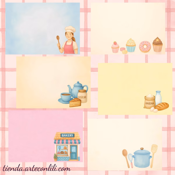 Printable Scrapbook Paper for Kitchen | Instant Download 37 Designs