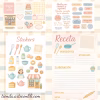 Printable Scrapbook Paper for Kitchen | Instant Download 37 Designs