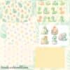 Cute Dino Printable Scrapbook Paper | Instant Download A4 & US Letter