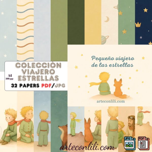 Printable Scrapbook Paper for Kids | Instant Download Collection