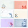 Printable Marine Scrapbook Paper | Digital Download for Planners & Journals