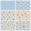 Printable Marine Scrapbook Paper | Digital Download for Planners & Journals