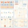 Printable Marine Scrapbook Paper | Digital Download for Planners & Journals