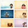 Pirate Adventure Printable Scrapbook Paper | Digital Download for Kids