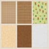 Pixel Block World Printable Scrapbook Paper | Digital Download