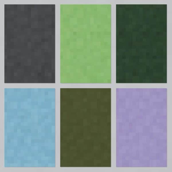 Pixel Block World Printable Scrapbook Paper | Digital Download