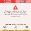 Free Printable 2025 Weekly & Monthly Planner (Letter Size PDF)