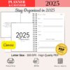 Free Printable 2025 Weekly & Monthly Planner (Letter Size PDF)