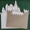 Castle template image available for free download on our website printed and cutted