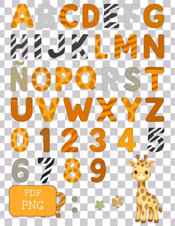 Spanish Animal Alphabet Worksheets A–Z + Ñ for Kids – Free Printable PDF and Transparent PNG
