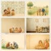 Printable Scrapbook Paper - Grandparent Hugs Digital Download | Instant Download