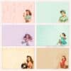 Retro Chic Pin-Up Printable Scrapbook Paper | 43 Digital Downloads