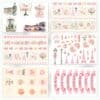 Printable Parisian Scrapbook Paper for Valentine's Day | Instant Download