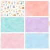 Under the Sea Pastel Printable Scrapbook Paper | Instant Download