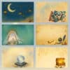Printable Scrapbook Paper - Oriental Fantasy Instant Download