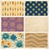 Printable Scrapbook Paper - Oriental Fantasy Instant Download