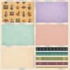 Printable Scrapbook Paper - Oriental Fantasy Instant Download