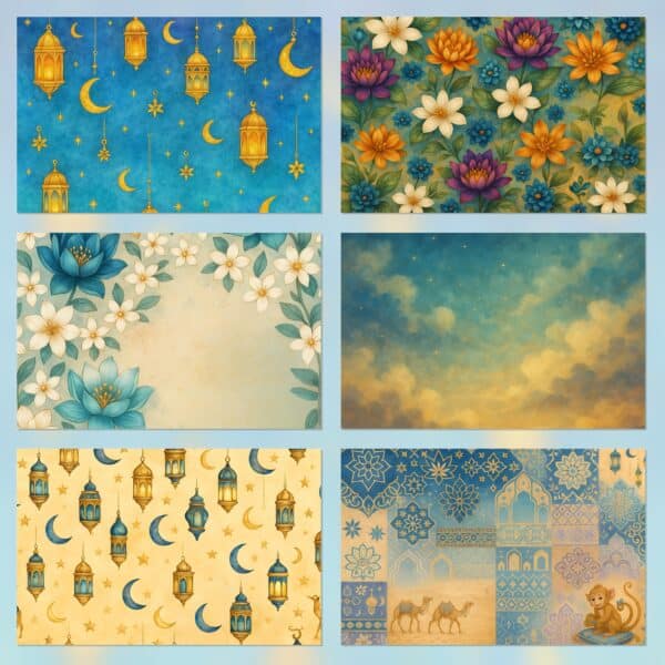 Printable Scrapbook Paper: Oriental Magic Part 2 | Instant Download