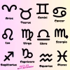 Kawaii Zodiac Signs SVG | 48 Minimalist Clipart for Planners