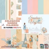 Dreamy Travel Printable Scrapbook Paper | 32 Instant Download Designs