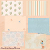 Dreamy Travel Printable Scrapbook Paper | 32 Instant Download Designs