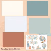 Dreamy Travel Printable Scrapbook Paper | 32 Instant Download Designs