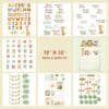 Sweet Safari Printable Scrapbook Paper | Instant Download for Journals & Planners