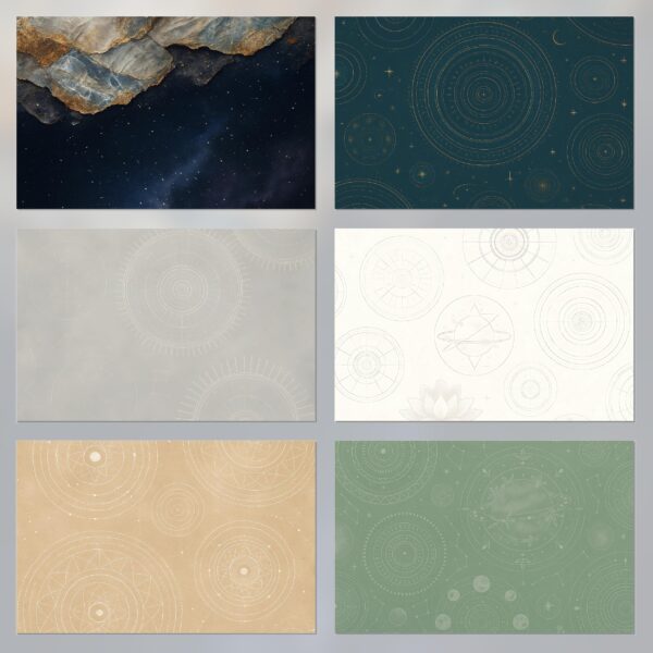 Printable Scrapbook Paper – 41 Cosmic Designs | Digital Download