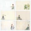Vintage Woman Printable Scrapbook Paper | Digital Download Set