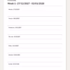 2028 free weekly planner · Full weekly page.